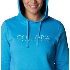 Columbia Trek Graphic Long-Sleeve Hoodie Blue Chill Small NWOT